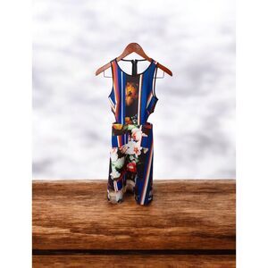 Clover Canyon Revolve Grecian Bouquet Printed Sleeveless Dress Size XS